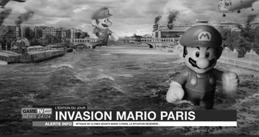 Mario, photomontage.