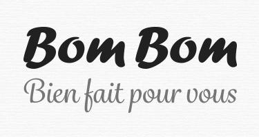 Création d'une identité visuelle pour BomBom, une nouvelle marque de lingerie.